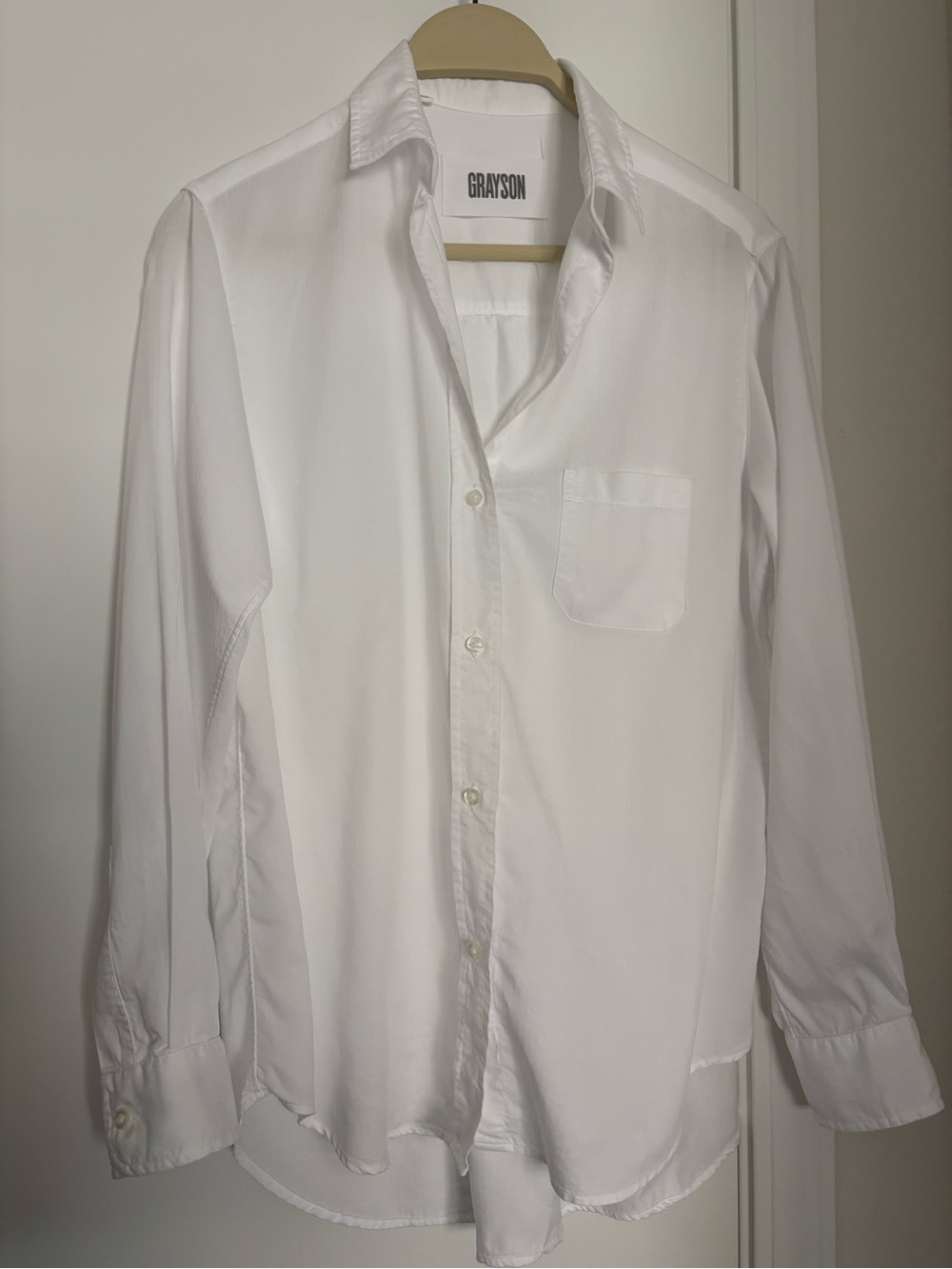 Women’s Classic White Button-Up Shirt